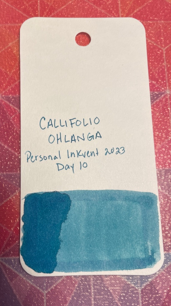 Callifolio Ohlanga
A lighter teal ink with green undertones
