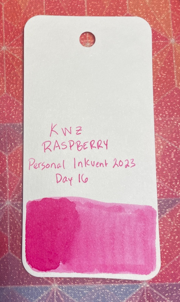 KWZ Raspberry
A pink ink with some shading