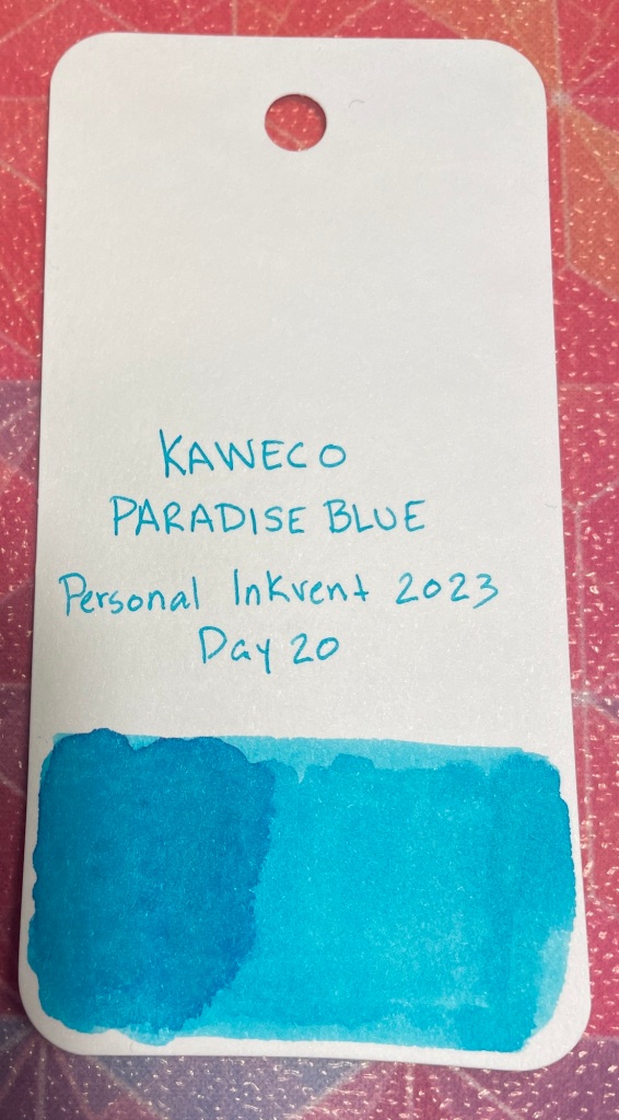 Kaweco Paradise Blue
A bright Blue teal ink