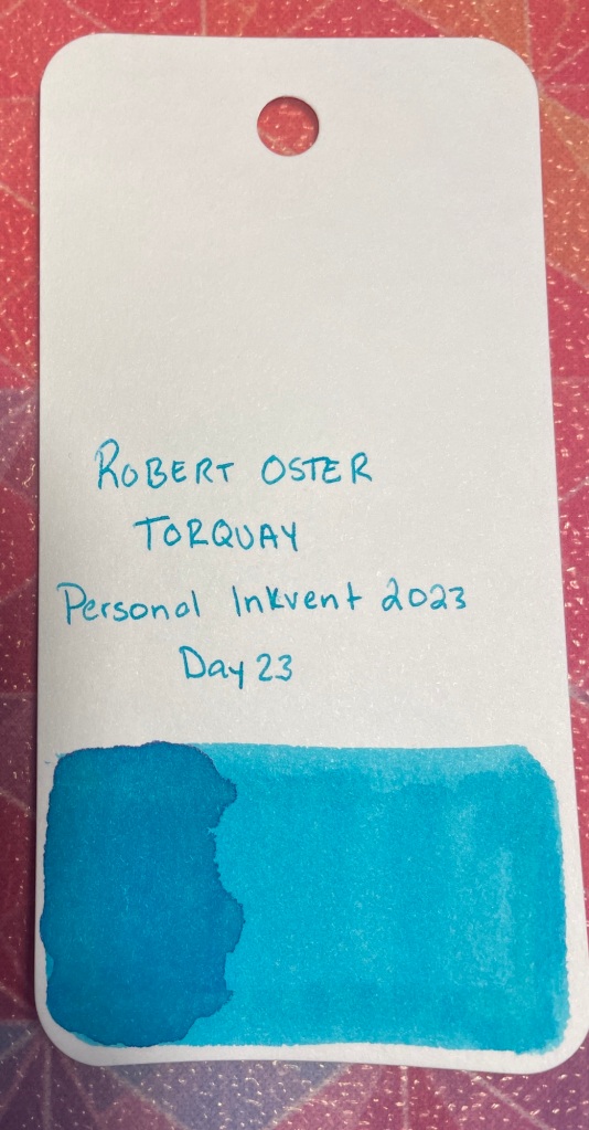 Robert Oster Torquay
A bright cyan blue ink
